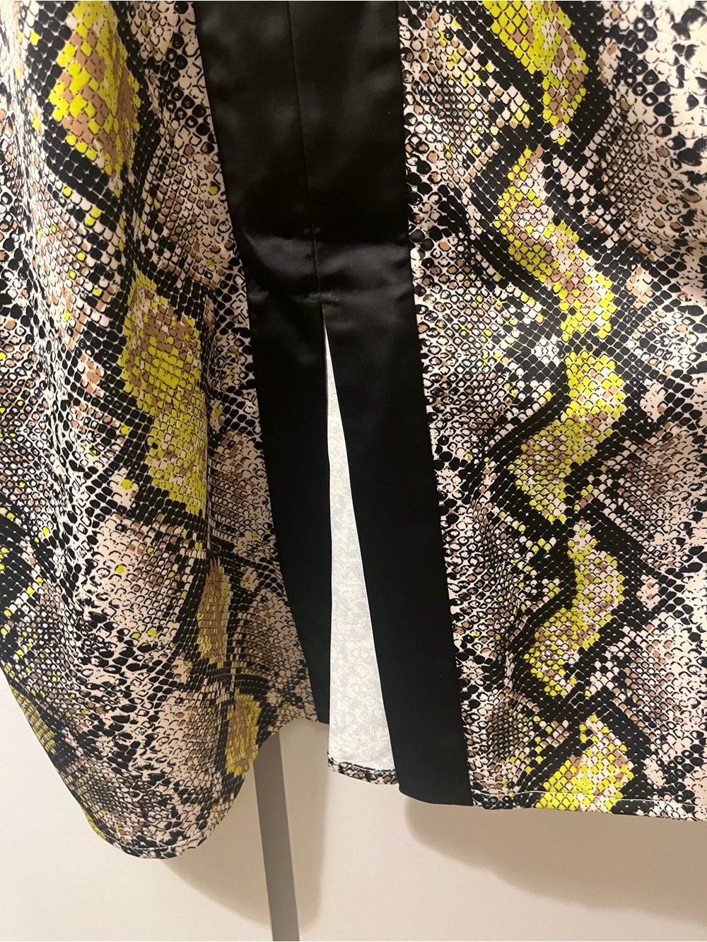 Universal Standard Python-Print V-Neck Column Dress - Picture 5 of 5